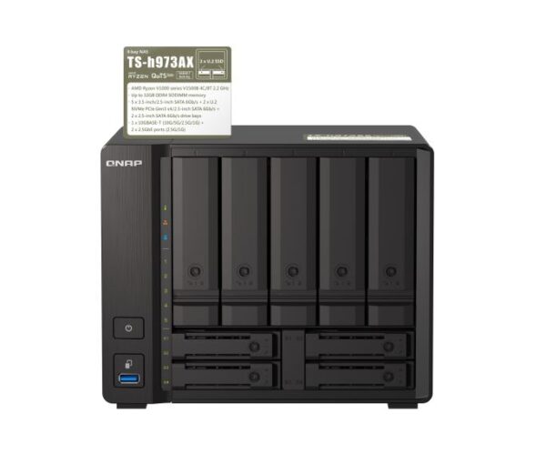 Qnap TS-h973AX 9-Bay NAS